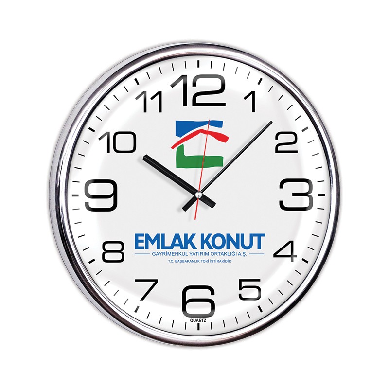 KP1230-1129 Metalize Duvar Saati